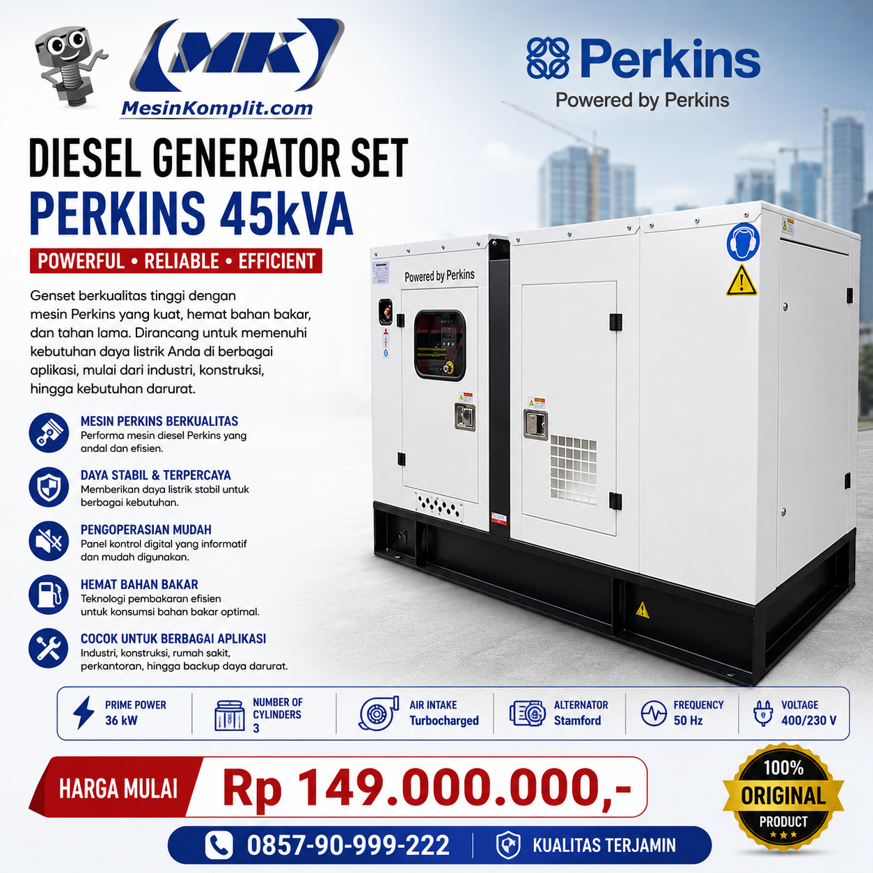 Generator Perkins St...